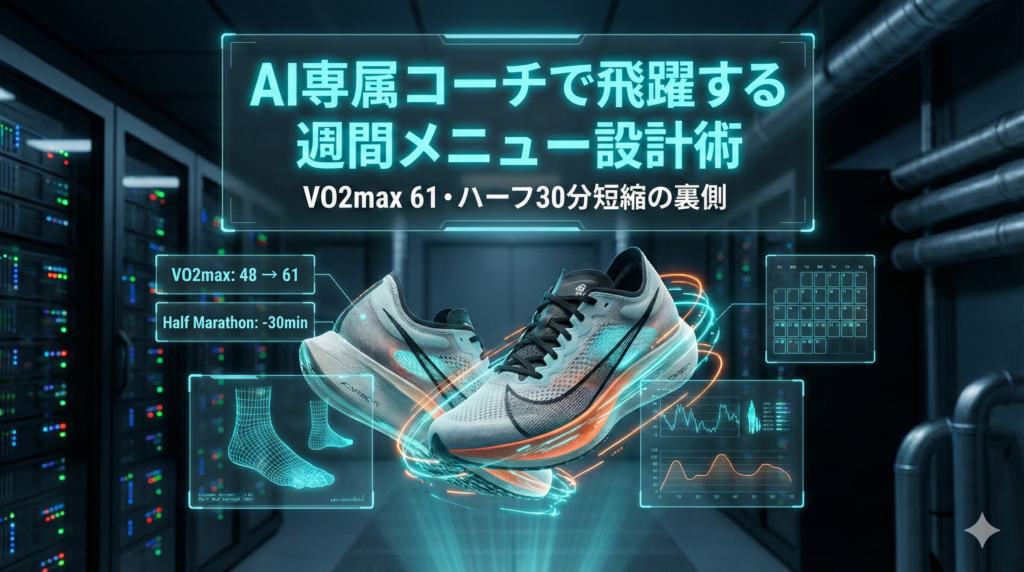 Geminiを専属コーチにする。個人ランナーが0から学ぶ「サブ3品質」の週間メニュー作成術