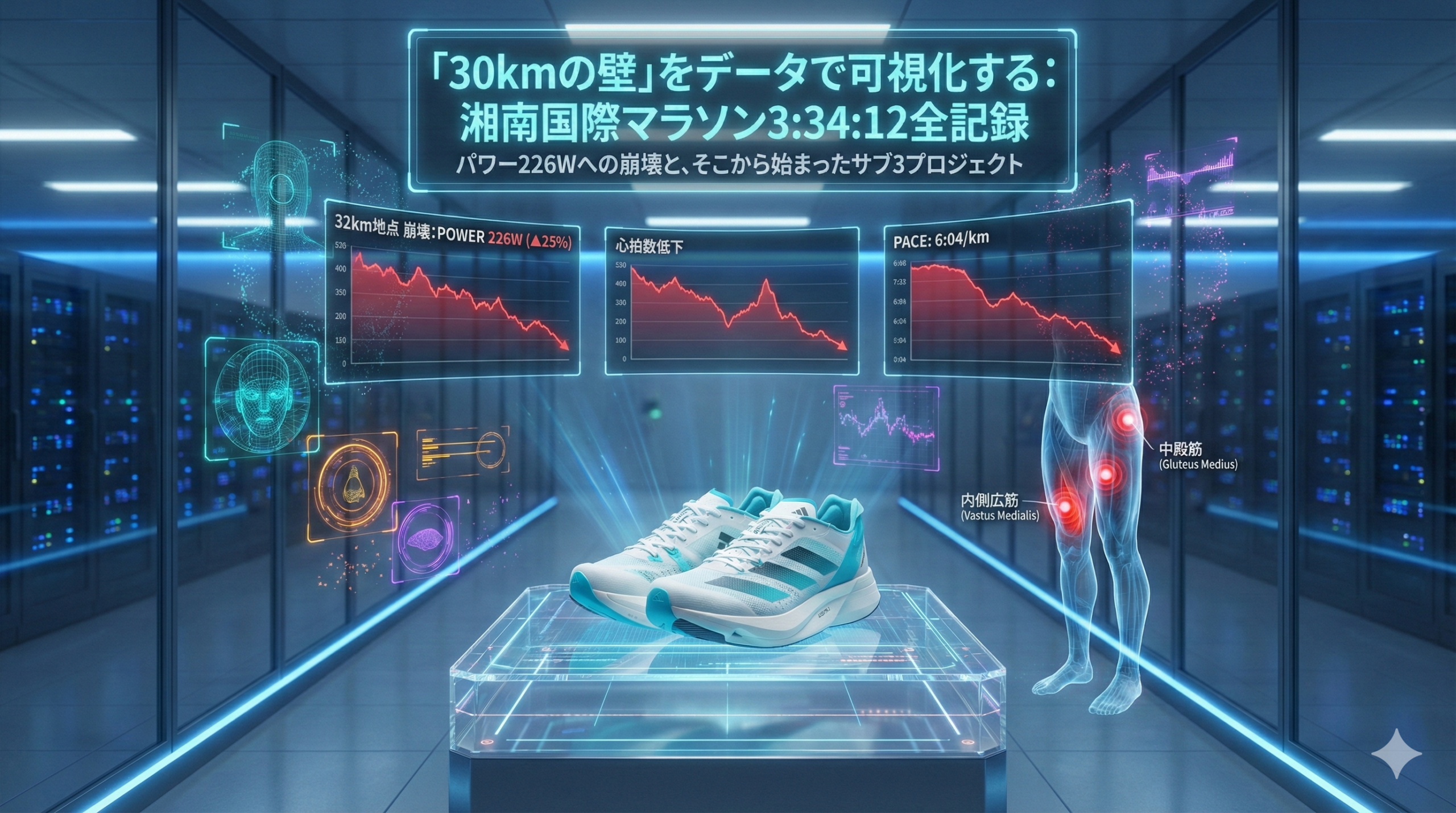 フルマラソン3:34:12の全ラップ分析——32kmで崩壊した「30kmの壁」の正体【第20回湘南国際マラソン】