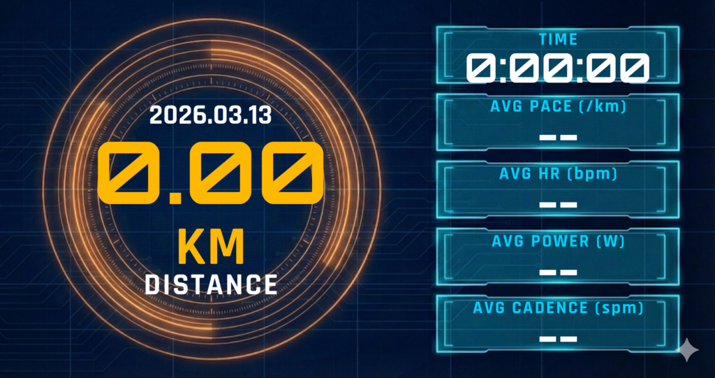 板橋マラソン2日前：レディネス34が示唆する「主観に騙されない」戦略的休養