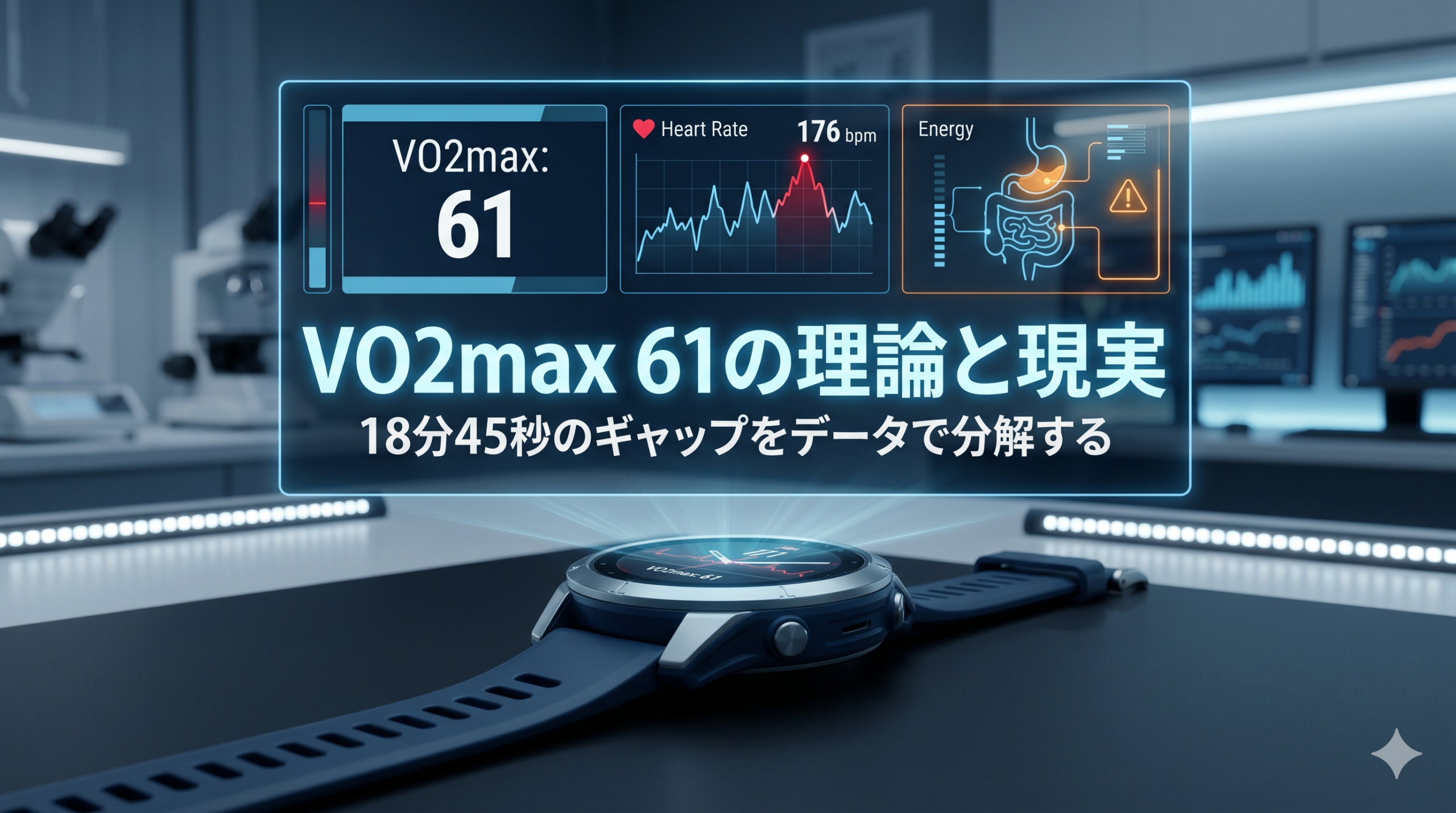 VO2max 61とフル3:18:44——理論サブ3との「18分45秒」をGarminデータで分解する
