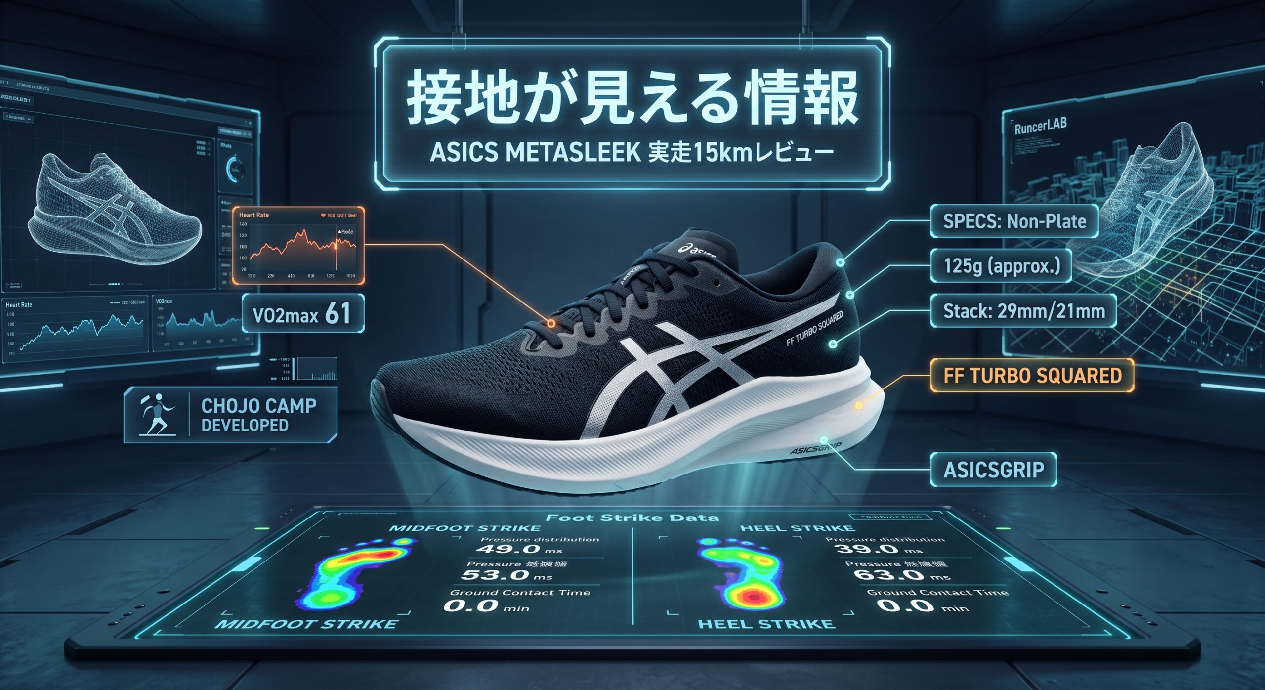 【実走レビュー】ASICS METASLEEK：29mmが返してきた「足袋」の感覚——厚底しか履かなかった週140kmランナーの15km