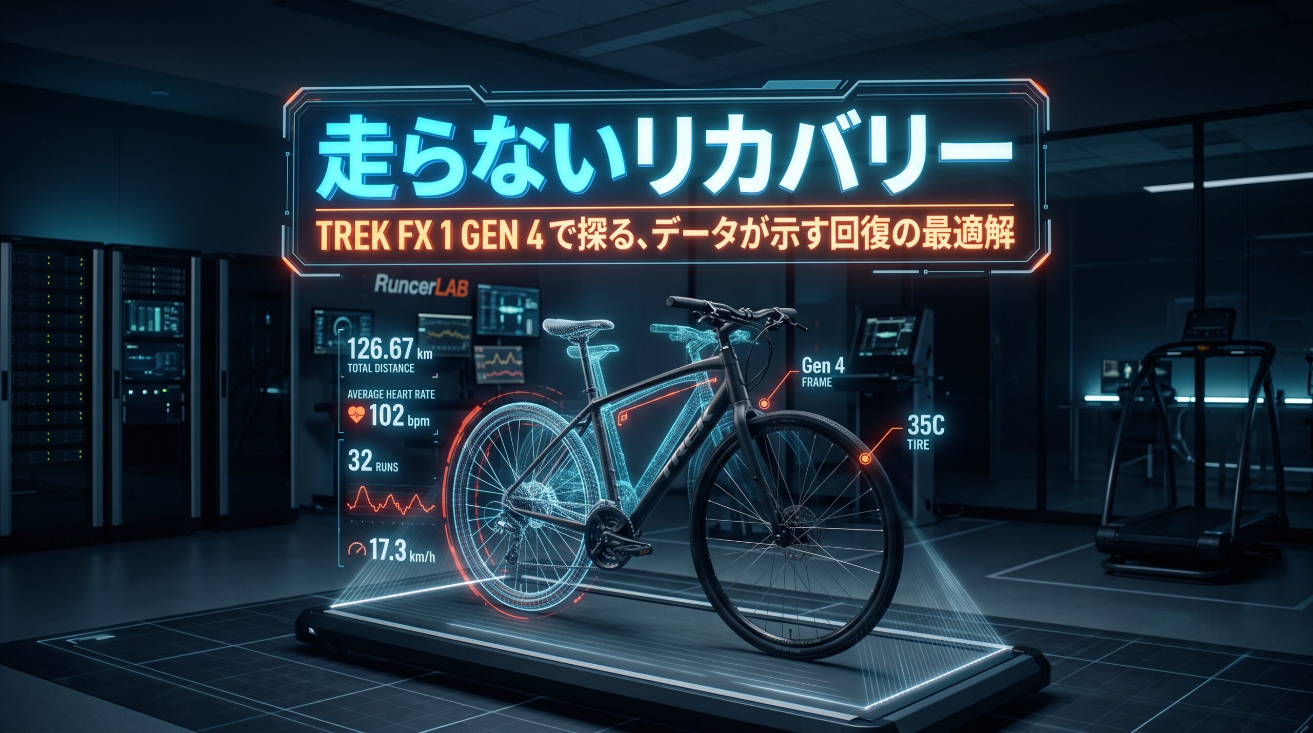 【実走レビュー】Trek FX 1 Gen 4：126km・心拍102bpm。週135kmランナーがFX1で見つけた「走らないリカバリー」